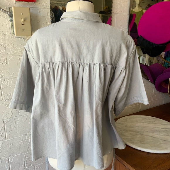 Neul Linen boxy button down shirt - Picture 8 of 12